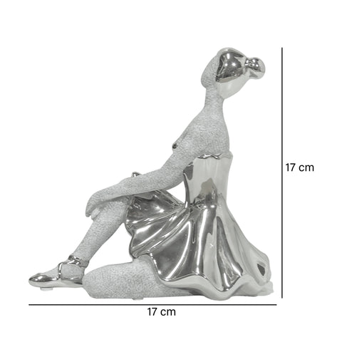Escultura Bailarina Guinea 17 x 11 x 17 cm