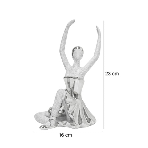 Escultura Bailarina Guinea 16 x 13 x 23 cm