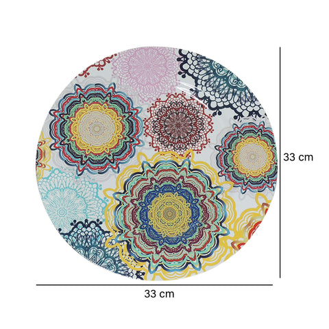 Base de mesa Hojas Mandalas 33 x 33 x 1.7 cm