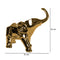 Escultura Elefante Oro Vulcano 21 x 19 Cm