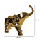 Escultura Elefante Oro Vulcano 32 x 26 Cm