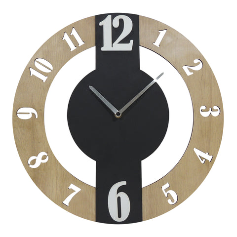 Reloj Negro Amsterdam 40 x 40 cm