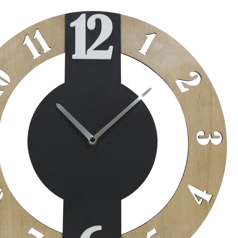 Reloj Negro Amsterdam 40 x 40 cm