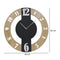 Reloj Negro Amsterdam 40 x 40 cm