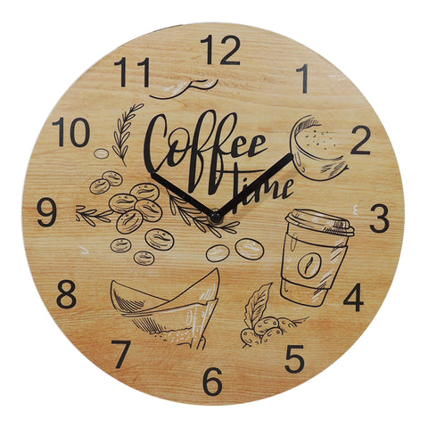 Reloj Coffe time Cafe Amsterdam 30 x 30 cm