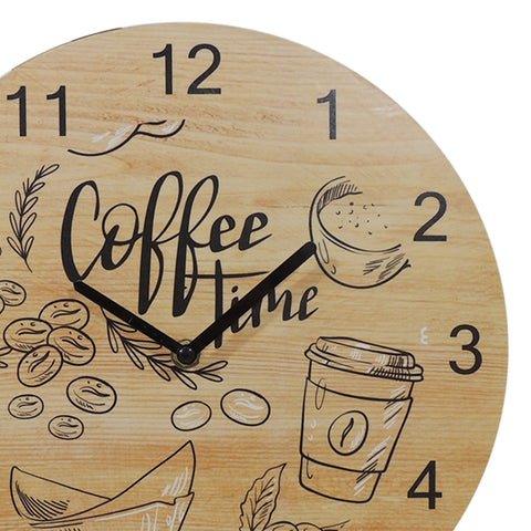 Reloj Coffe time Cafe Amsterdam 30 x 30 cm
