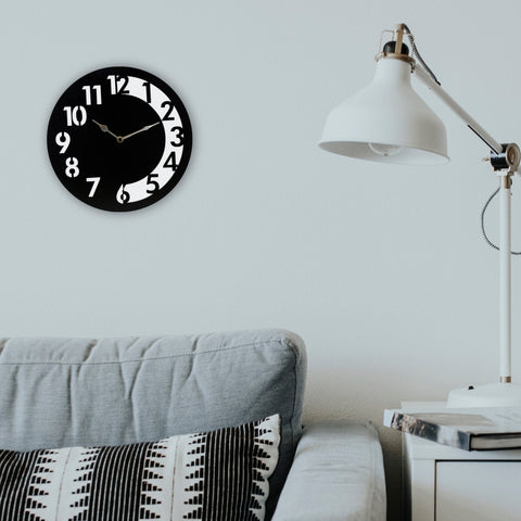 Reloj Negro Amsterdam 30 x 30 cm