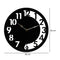 Reloj Negro Amsterdam 30 x 30 cm