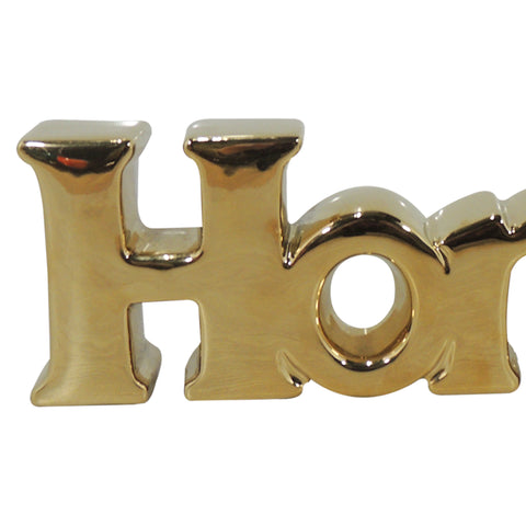 Escultura HOME Oro Love 29 x 3.5 x 8.5 cm