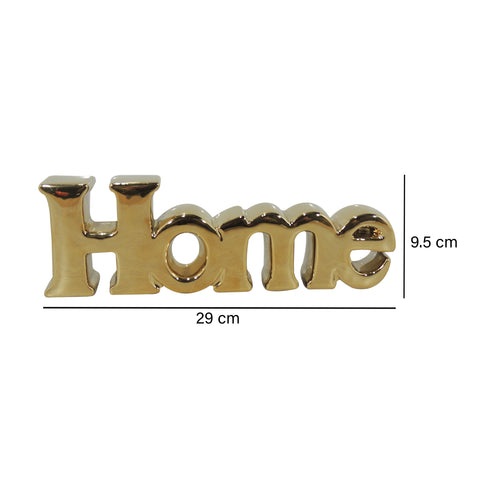 Escultura HOME Oro Love 29 x 3.5 x 8.5 cm