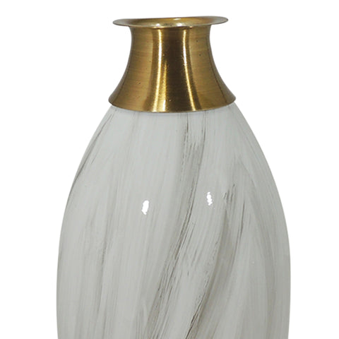 Jarrón Blanco Bianco 8x18x37.5 cm