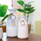 Florero Grande Blanco Iraca 17 x 17 x 38.5 cm
