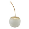 Fruta Cereza Blanco oro 13.5 x 13.5 x 27.5 cm