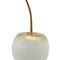 Fruta Cereza Blanco oro 13.5 x 13.5 x 27.5 cm
