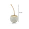Fruta Cereza Blanco oro 13.5 x 13.5 x 27.5 cm