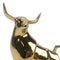 Escultura Toro Oro Gold 18x20cm