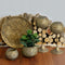 Candelabro Oro Noruega 12.5x29 cm