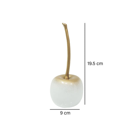 Cereza Pequeña Blanco Oro 9 x 19.5 cm