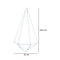 Aplique Diamante Pared Blanco Wire 16.5x28cm