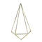 Aplique Diamante Pared Oro Wire 16.5x28cm