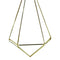 Aplique Diamante Pared Oro Wire 16.5x28cm