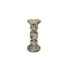 Candelabro Gris Emperador 10.5x10.5x22 cm