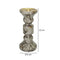 Candelabro Gris Emperador 10.5x10.5x22 cm