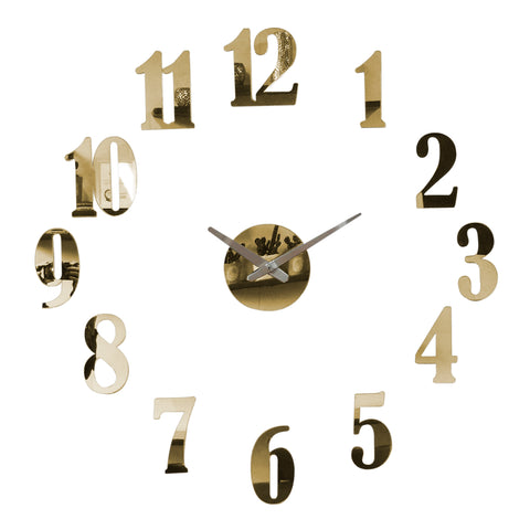 Reloj 3D Amsterdam Oro 70 x 70 cm
