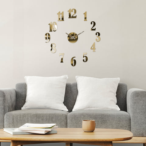Reloj 3D Amsterdam Oro 70 x 70 cm