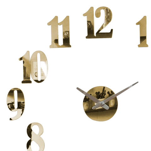 Reloj 3D Amsterdam Oro 70 x 70 cm
