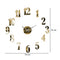 Reloj 3D Amsterdam Oro 70 x 70 cm