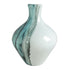 Florero Blanco Azul Rio 17.5X25.5 cm