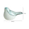 Escultura Pajaro Blanco Azul Rio 10.8X4.5X7.5 cm