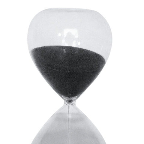 Reloj de Arena Cronos Negro 8 x 20 cm