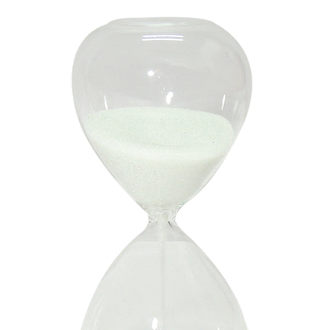Reloj de Arena Cronos Blanco 8 x 20 cm