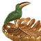 Bandeja tucan Verde oro Etiopia 17x19.5x13 cm