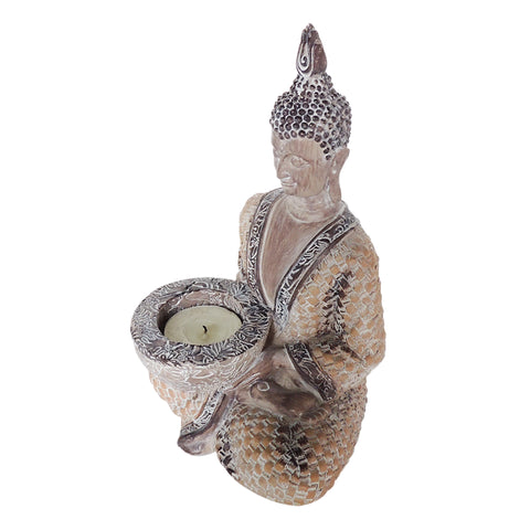 Escultura Buda Cafe  Arya 13x11x20 cm