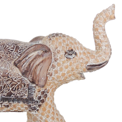 Escultura Elefante Beige Ebud 18.5x7.5x15.5 cm