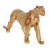 Escultura Leopardo Oro Etiopia 33X7X18 cm