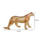 Escultura Leopardo Oro Etiopia 33X7X18 cm
