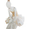 Escultura Bailarina Blanco Oro Ebud 25.5X12.5X14.5 cm