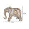 Escultura Elefante Oro Etiopia 31X23.5 cm