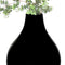 Jarrón Negro Home 27X36 cm