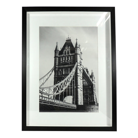 Cuadro Londres Negro London 40 x 4 x 50 cm