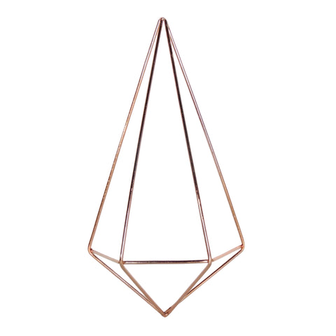 Aplique Diamante Pared Cobre Wire 16.5x28cm