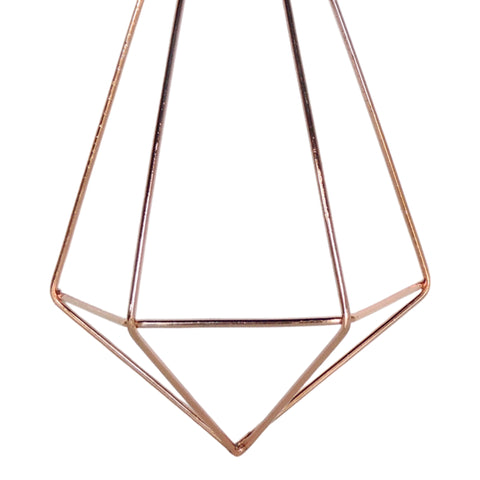 Aplique Diamante Pared Cobre Wire 16.5x28cm
