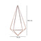 Aplique Diamante Pared Cobre Wire 16.5x28cm