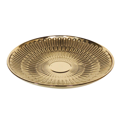 Centro de mesa Oro Deluxe 30X30X5.5 cm