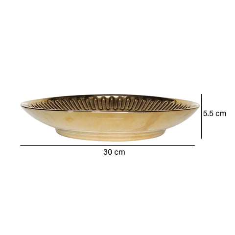 Centro de mesa Oro Deluxe 30X30X5.5 cm