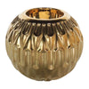 Portavela Oro Deluxe 10.5X10.5X8.5 cm